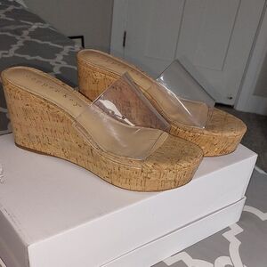 Copper Key Transparent Cork Wedges